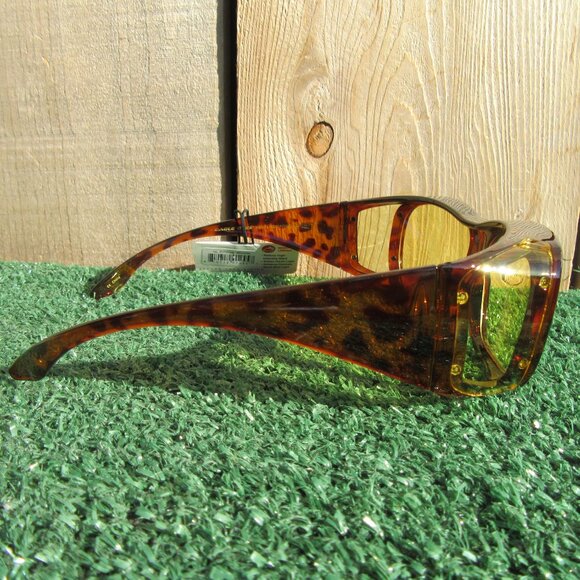 Brand New Eagle Eyes Night Lite Fiton Tortoise Shell Yellow Sunglasses #50036 - Picture 5 of 10